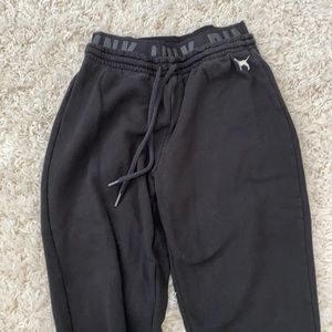 Black Victoria secret pink sweatpants